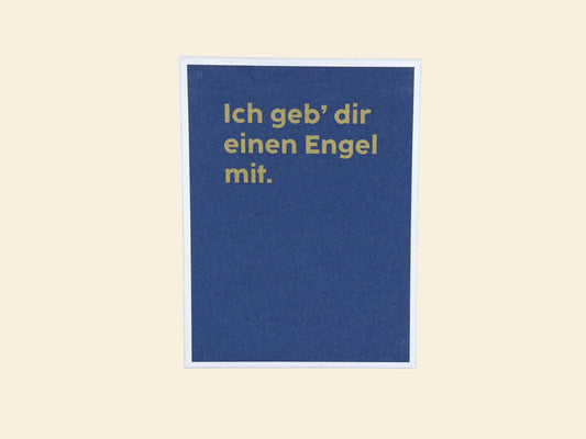 Bronzeengel im Geschenkkarton inkl. Begleitkarte