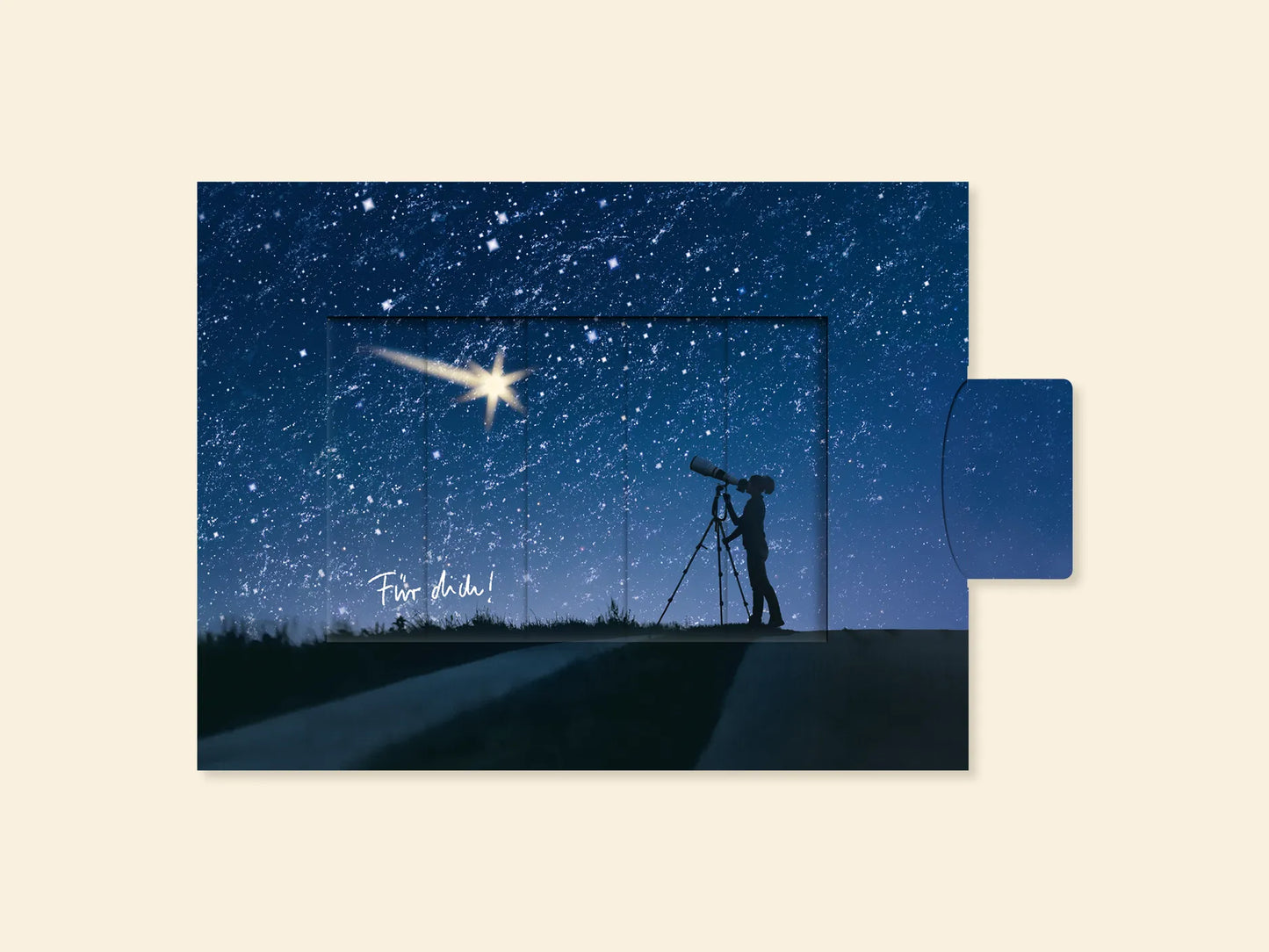 Schiebekarte "Sternenhimmel"
