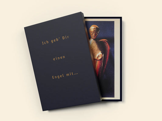 Bronzeengel im Geschenkkarton inkl. Begleitkarte