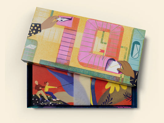 Briefkartenset "10 Jahre Wandeln"