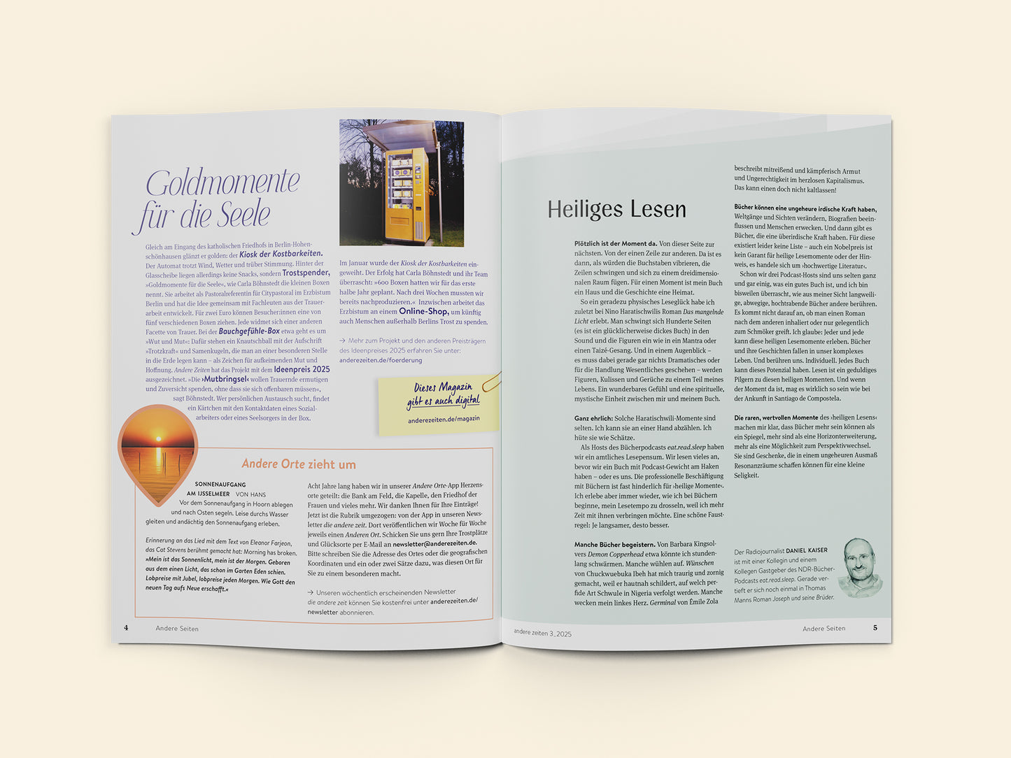 Magazin zum Kirchenjahr "andere zeiten" (3/25)