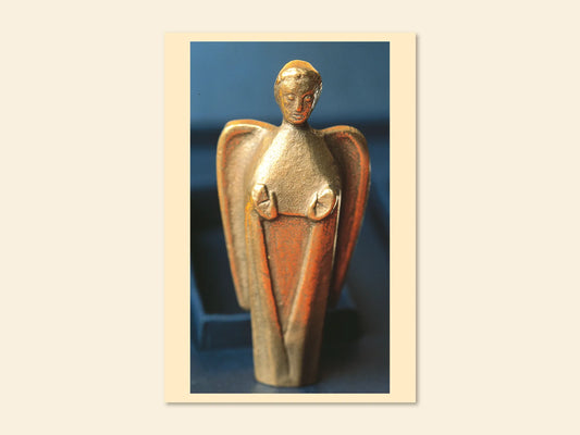 Begleitkarte zum Bronzeengel