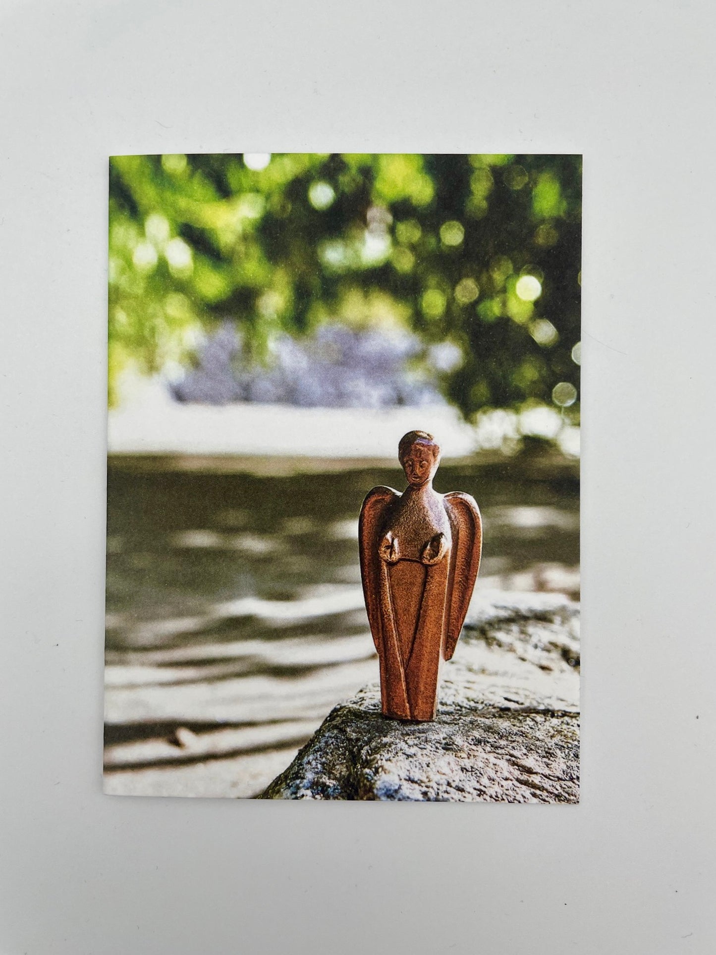 Bronzeengel im Geschenkkarton inkl. Begleitkarte