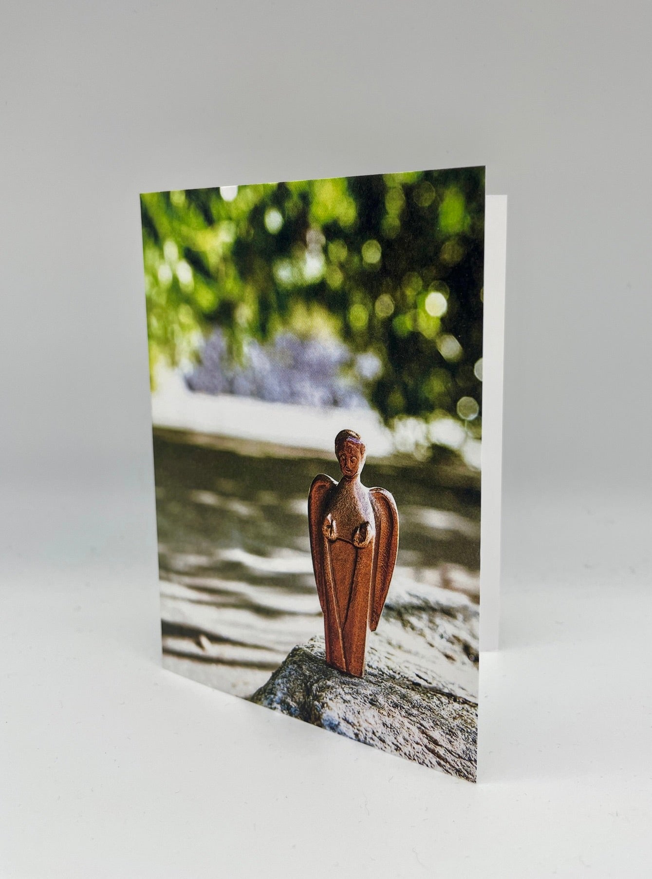 Bronzeengel im Geschenkkarton inkl. Begleitkarte