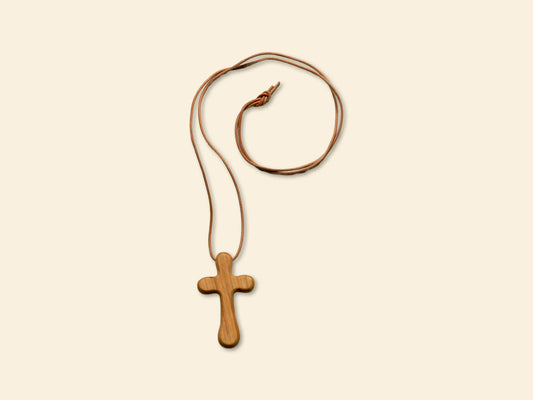 Kreuz aus Kirschholz