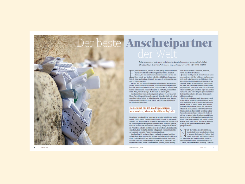 Magazin zum Kirchenjahr "andere zeiten" (3/26)